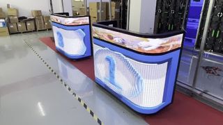 Soft Screen LED Creative 3D Effect Display دیوار میز غرفه DJ