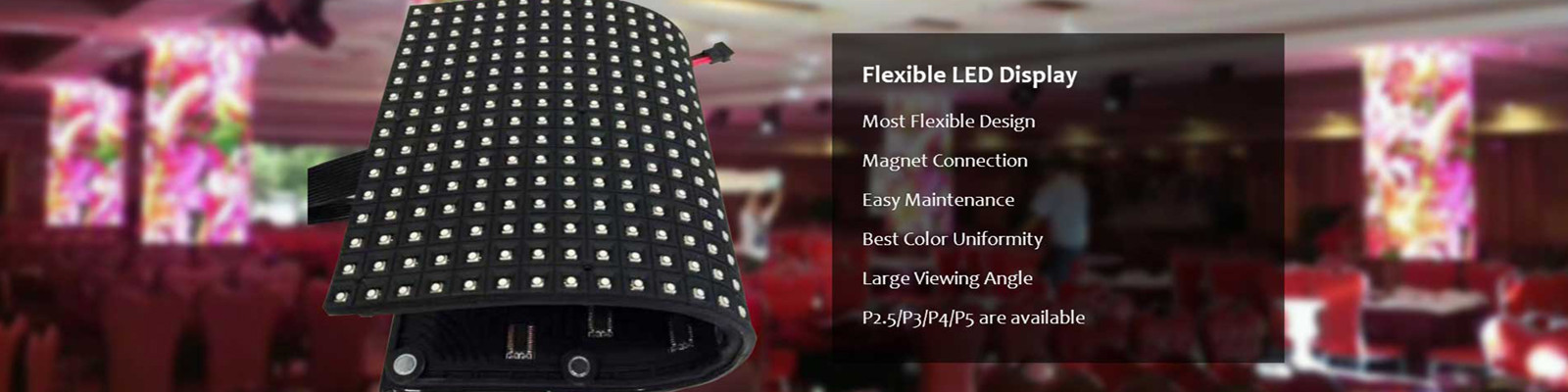 کیفیت نمایشگر LED ثابت در فضای باز کارخانه