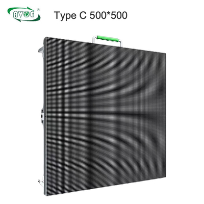 SMD2020 Indoor Rental LED Screen 3840Hz 4K 500*500mm / 500x1000mm Cabinet
