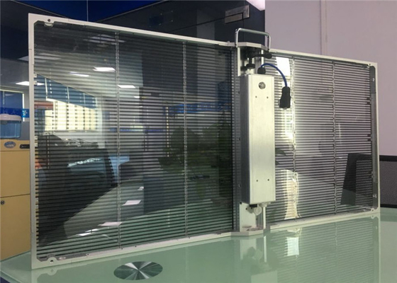 P3.91-7.81 Transparent AVOE LED Display For Building Glass Wall Lightweight for American market