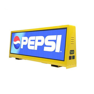 Full Color RGB 5000cd Taxi Roof LED Display SMD1921 1000*360mm