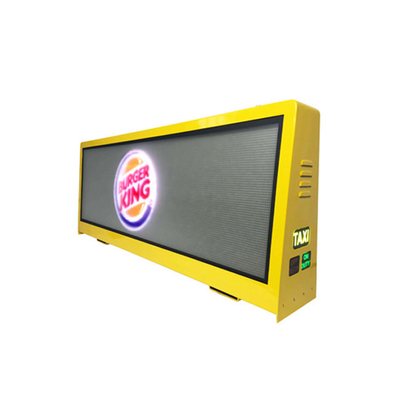 WiFi 3G 4G 150W 5000nit Led Taxi Roof Sign SMD1921 P4