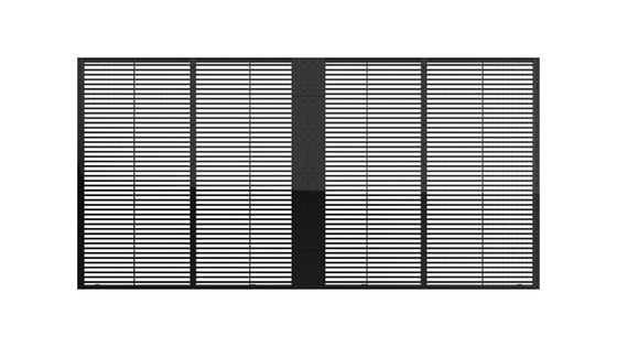 1R1G1B transparent led curtain display Transparent Led Screen 5000nits Hanging