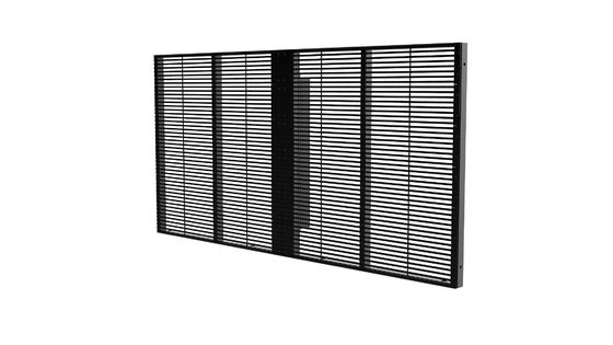 1R1G1B transparent led curtain display Transparent Led Screen 5000nits Hanging