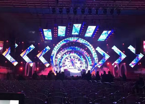 P4.8 P3.9 P2.9 Stage Background LED Screen 500x1000mm Variable Cabinets