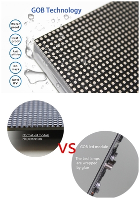 P1.86mm Fine Pitch LED Display Waterproof Dust Proof Impact Proof