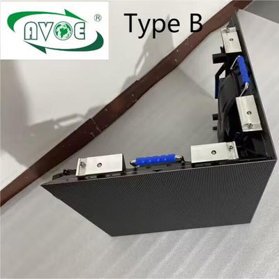 صفحه نمایش LED اجاره ای فضای باز نوع B P2.976 SMD1415 کابینت های منحنی مکعبی