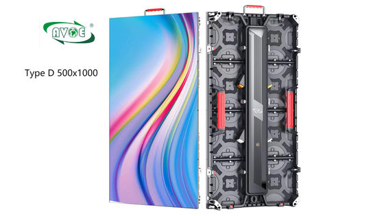 نوع D P3.91 صحنه صفحه نمایش LED 500x500 / 500x1000mm کابینت محافظ گوشه