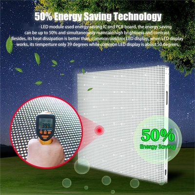 P5.7 سرعت تجدید صفحه نمایش LED بیرونی ثابت 3840Hz 8000cd/M2 روشنایی