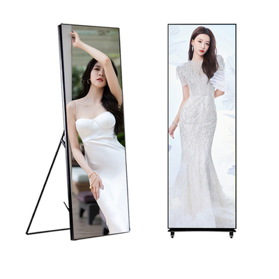 P2.5 LED Poster Display With AC110V/220V Input Voltage Size 640*1920mm 200W Energy Saving