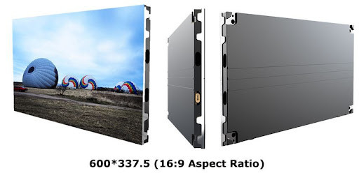 پنل LED داخلی 600*337.5 میلی‌متری HD 4K COB P0.9/P1.25 دیوار ویدئویی LED برای کلیسا