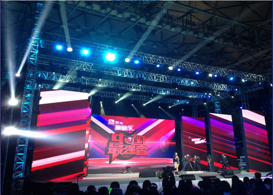 Super 4K LED TV Advertising Displays , P4.81mm LED Giant Screen Fine Smooth Picture for stage rental LED Display