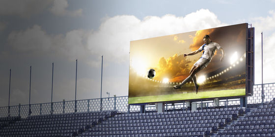 P4 LED Advertising Boards Football Stadium outdoor smd led display 5-400m View Distance