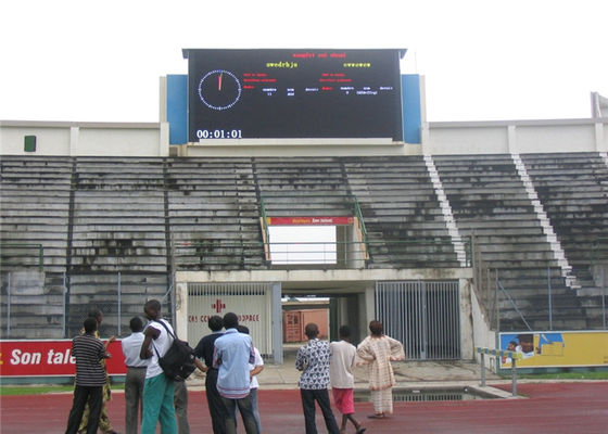 Dust Proof Sport Perimeter LED Display Easy Maintenance Good Color Uniformity