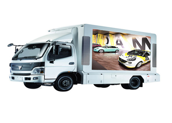 High Resolution P4mm Mobile Advertising Screen / Mobile Led Signs For Rent
