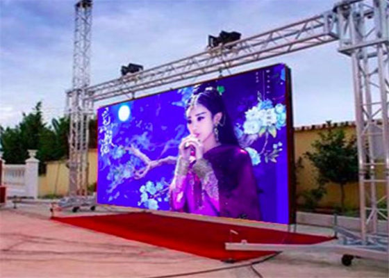 P4.81 Outdoor Rental LED Display No Fan Design Front Maintenance LED screen , External Led Display