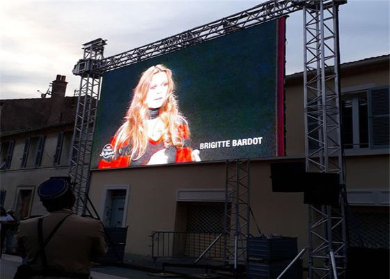 Commercial Center P3.91 ICN2153IC Outdoor Rental LED Display For Advertising High Brightness 6500cd/sqm