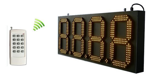 Iron Cabinet 32in 30W Petrol Station LCD Signage 5000mcd