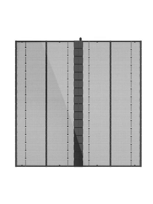 1R1G1B transparent led curtain display Transparent Led Screen 5000nits Hanging