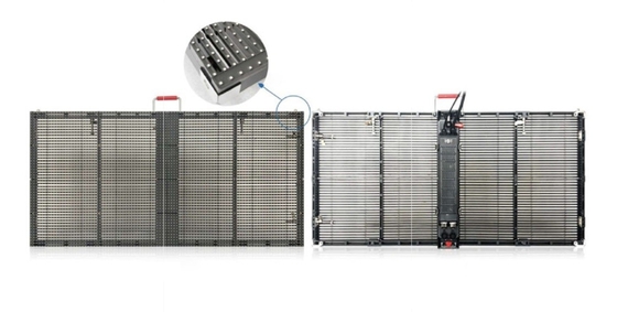 Outdoor 3840Hz Window AVOE LED Display 1000x500mm Or 1000x1000mm Cabinets