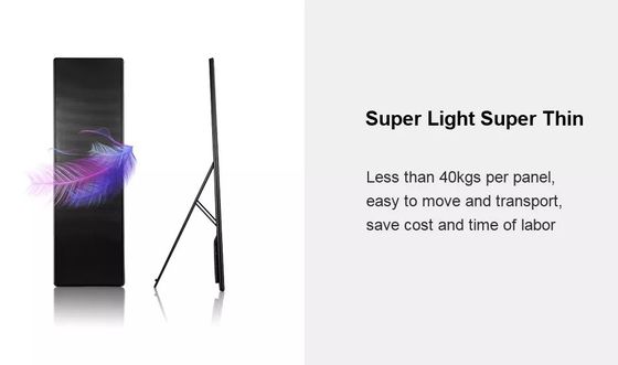 صفحه نمایش پوستر LED P2.5 در داخل خانه 1920X640mm برای فروشگاه ها فرودگاه ها نمایشگاه ها